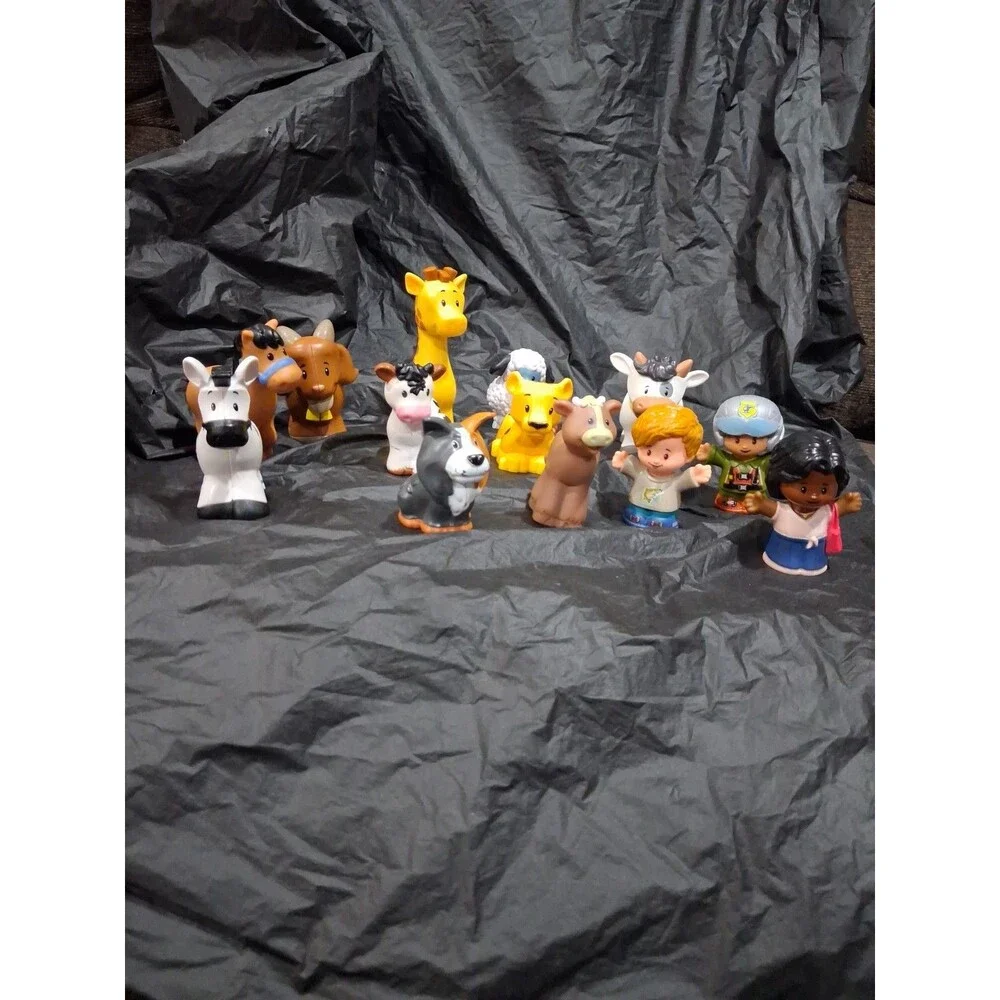 Little People Animal And People Lot Of 13